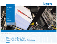 Tablet Screenshot of kerninc.com